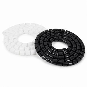 KIT 10 METROS ESPIRAL 1/2 (10-12MM) BRANCO OU PRETO