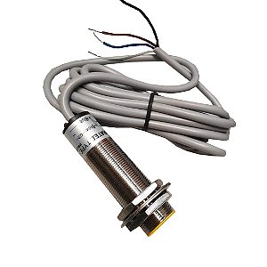 Sensor Indutivo Faceado LM18-3005 6-36V M18 PNP ou NPN NA/NF 4 Fios 5mm