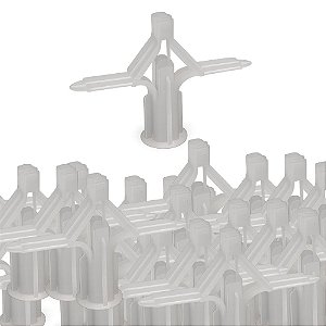 Kit 50 Buchas G Plásticas para Drywall 15 a 23mm Furo 10mm Vonder