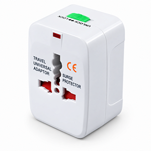 Adaptador de Tomada Universal para Viagem e Conexão de Plugues