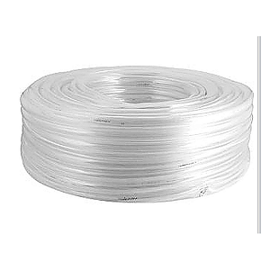 Kit 5 Mt Mangueira Cristal Transparente Vonder 1/2 Pol com Parede de 1,5mm