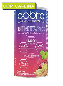 DOBRO BT Nitrato sabor Limão e Gengibre 450g - com cafeína
