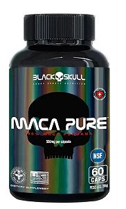 MACA PURE (100% MACA PERUANA) BLACK SKULL - 60 CAPS