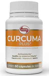 Curcuma Plus - 60 cap 500mg - Vitafor