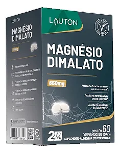 Magnésio Dimalato Max - 60 COMPRIMIDOS | Lauton Nutrition
