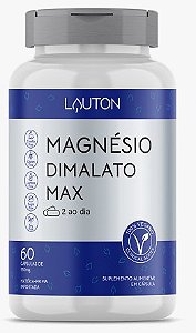 Magnésio Dimalato Max - 60 Cápsulas | Lauton Nutrition