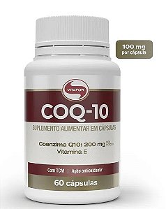 Coenzima Q10 - 60 cap (200mg p/ porção) - Vitafor