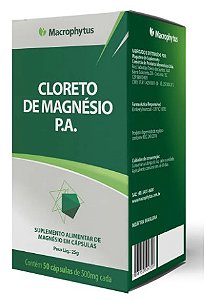 CLORETO DE MAGNÉSIO P.A 50 CÁPSULAS - MACROPHYTUS