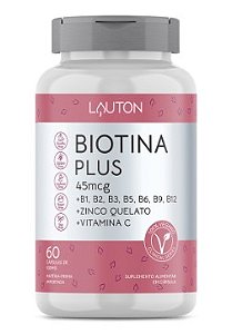 Biotina Plus - 45mcg - 60 Cápsulas | Lauton Nutrition