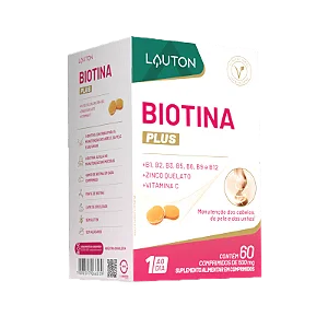 Biotina Plus - 45mcg - 60 Cápsulas | Lauton Nutrition