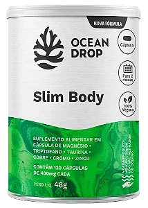 Emagrecedor Slim Body Ocean Drop Vegano 120 Cápsulas