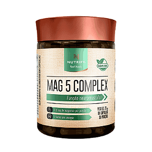 Magnésio Mag 5 Complex Nutrify 90 cápsulas