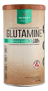 Glutamina L-Glutamina Isolada 100% Sem Sabor 500g Nutrify