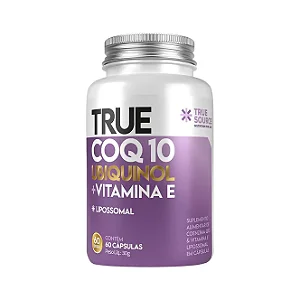 True CoQ10 Ubiquinol - Coenzima Q10 Lipossomal 60 Cápsulas