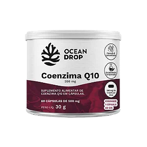 Coenzima Q10 200mg 60 cápsulas Ocean Drop