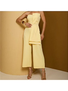 Macacão Tecido Soho Tomara Que Caia