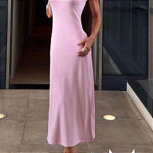 Vestido Gola Polo em Malha Piquet