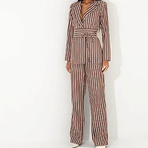 Conjunto Alfaiataria Listrado Elegance