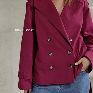 Trench Coat Vinho