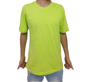 Camiseta Penteada Fio 30.1 Verde Claro