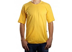 Camiseta Penteada Fio 30.1 Amarelo