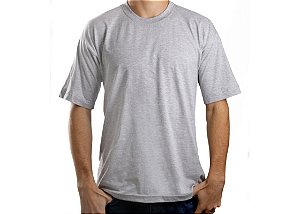 Camiseta Penteada Fio 30.1 Cinza