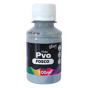 Tinta PVA Fosca 100ml - Cinza Lunar