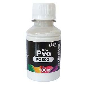 Tinta PVA Fosca 100ml - Branco