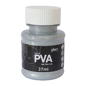 Tinta PVA Metálica 37ml - Prata