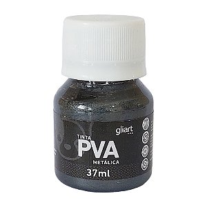 Tinta PVA Metálica 37ml - Grafite