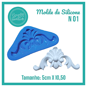 Molde de Silicone 01 - Cantoneira Roma P