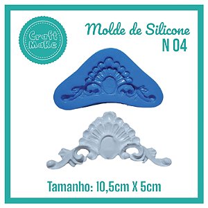 Molde de Silicone 04 - Cantoneira Leque P