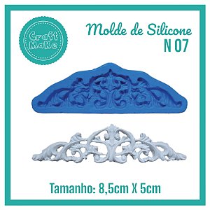 Molde de Silicone 07 - Arabesco Realeza