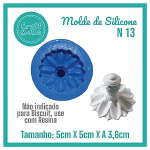 Molde de Silicone 13 - Puxador Colonial Margarida