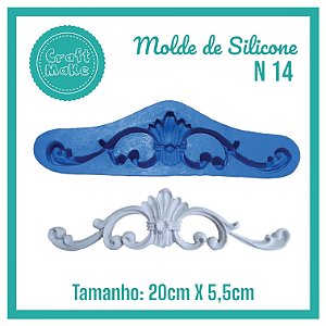 Molde de Silicone 14 - Arabesco GG Paris