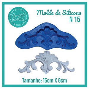 Molde de Silicone 15 - Arabesco G Berlim
