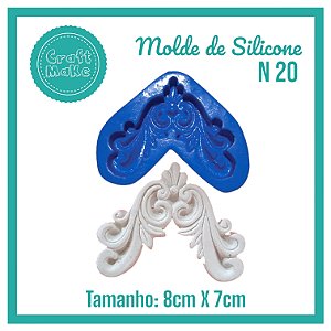 Molde de Silicone 20 - Cantoneira Provençal