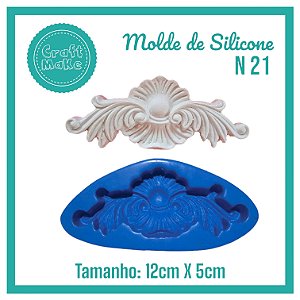 Molde de Silicone 21 - Arabesco Provance