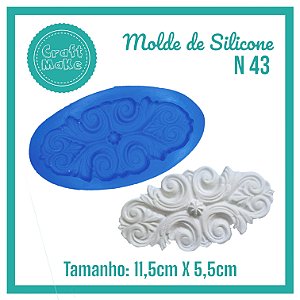 Molde de Silicone 43 - Aplique Los Angeles