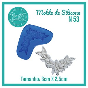 Molde de Silicone 53 - Mini Cantoneira Tulipas