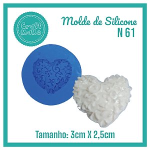 Molde de Silicone 61 -  Mini Coração