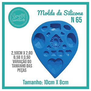 Molde de Silicone 65 - Mini Jóias
