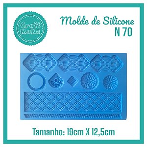 Molde de Silicone 70 - Apliques