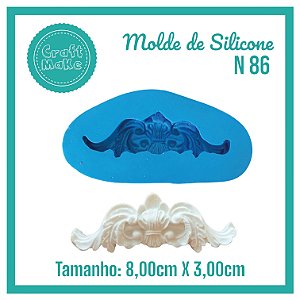 Molde de Silicone 86- Aplique Arabesco P