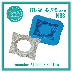 Molde de Silicone 88 - Moldura P Provençal