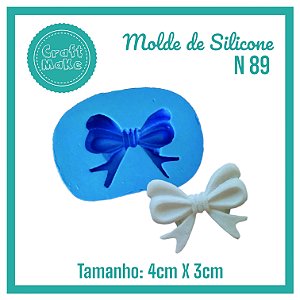 Molde de Silicone 89 - Aplique Laço