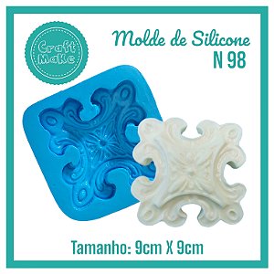 Molde de Silicone 98 - Aplique Provençal
