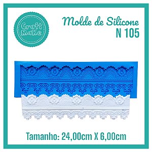 Molde de Silicone 105 - Barrado Duplo