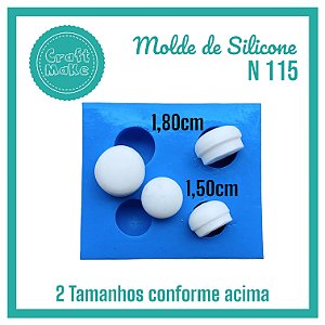 Molde de Silicone 115 - Puxador Piton Flex