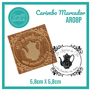 Carimbo Marcador AR08P - Bule